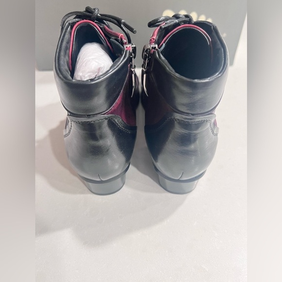 SPRING STEP Xiomara Bordeaux Boots Size 36 5.5-6 NIB - Picture 5 of 8